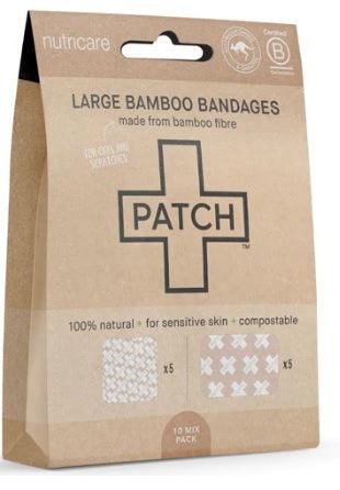 Patch - Bandages Large Natural Bamboo - Case Of 5-10 Ct - Orca Market