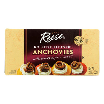 Reese Anchovies - Rolled - Case Of 10 - 2 Oz - Orca Market