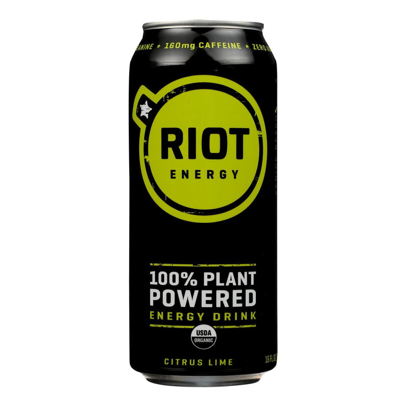 Riot Energy - Enrg Drink Citrus Lime - Case Of 12-16 Oz - Orca Market