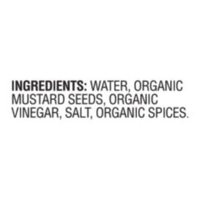 Woodstock Organic Stone Ground Mustard - Case Of 12 - 8 Oz - Orca Market