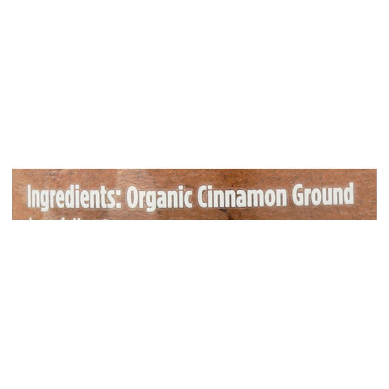 Spicely Organics - Organic Cinnamon - Ground - Case Of 3 - 1.4 Oz. - Orca Market