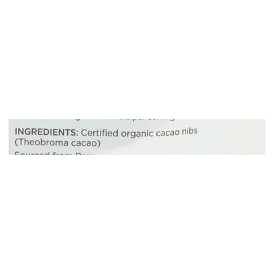 Navitas Naturals Cacao Nibs - Organic - Raw - 4 Oz - Case Of 12 - Orca Market