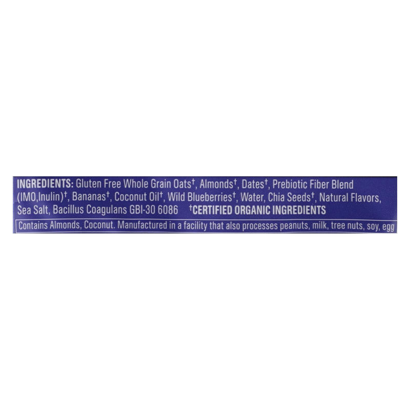 Core Foods - Bar Probiotic Blueberry - Case Of 8 - 2 Oz - Orca Market