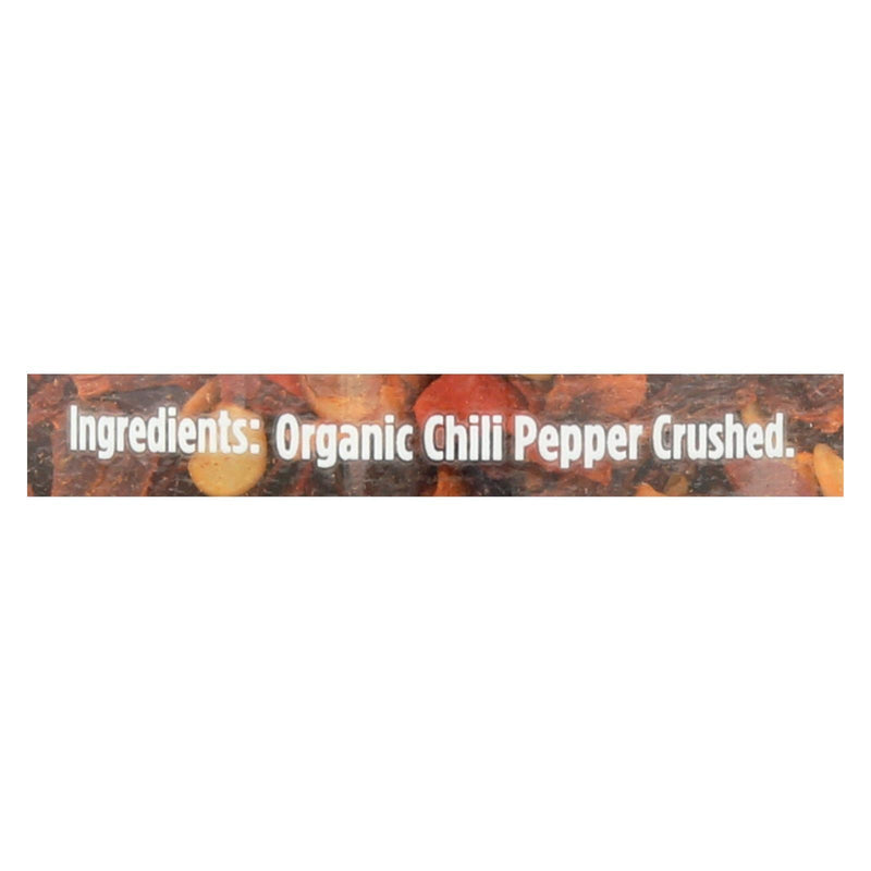 Spicely Organics - Organic Chili - Crushed - Case Of 3 - 1.3 Oz. - Orca Market