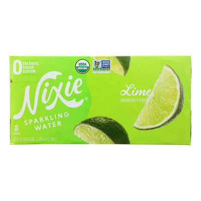 Nixie Sparkling Water - Sparkling Water Lime - Case Of 3 - 8/12 Fz - Orca Market