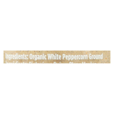 Spicely Organics - Organic Peppercorn - White Ground - Case Of 3 - 2 Oz. - Orca Market