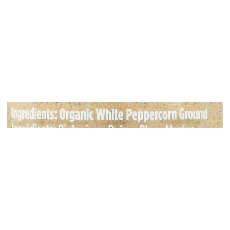 Spicely Organics - Organic Peppercorn - White Ground - Case Of 3 - 2 Oz. - Orca Market