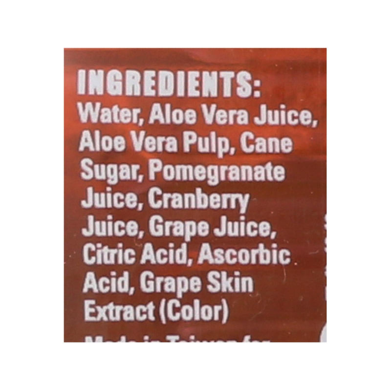 Alo Original Enrich Aloe Vera Juice Drink - Pomegranate And Cranberry - Case Of 12 - 16.9 Fl Oz. - Orca Market