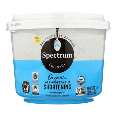 Spectrum Naturals Organic Shortening - Case Of 12 - 24 Oz. - Orca Market