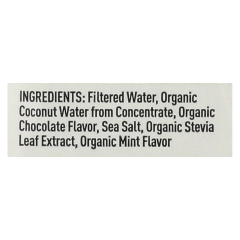 Nooma Electrolite Drink - Organic - Chocolate Mint - Case Of 12 - 16.9 Fl Oz - Orca Market