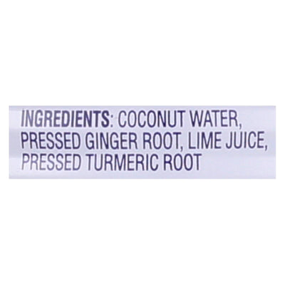 C2o - Pure Coconut Water - Ginger Lime And Tumeric - Case Of 12 - 17.5 Fl Oz. - Orca Market