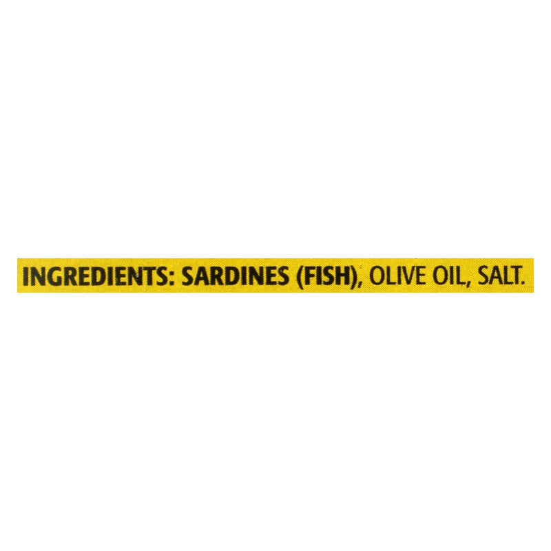 Season Brand Sardines In Pure Olive Oil - Salt Added - Case Of 12 - 4.375 Oz. - Orca Market