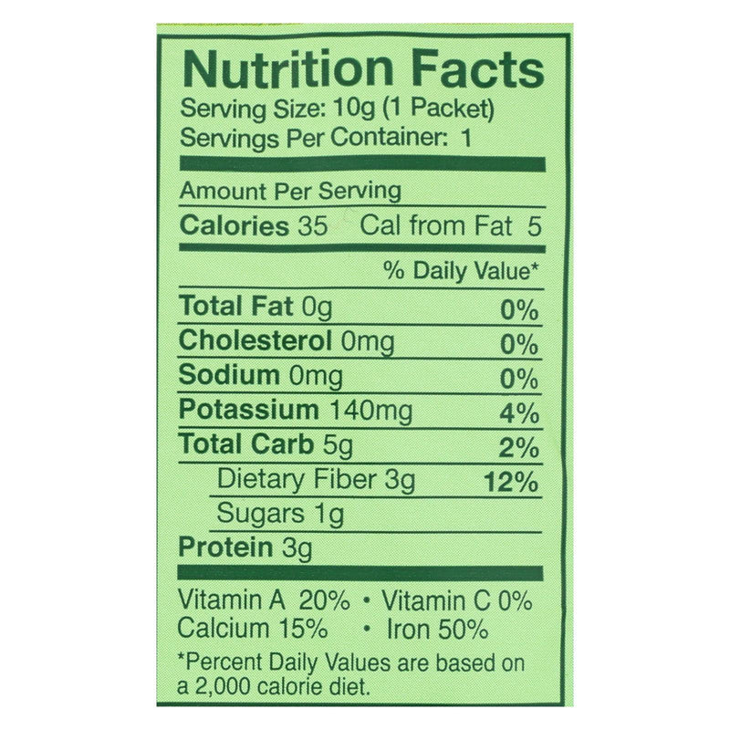 Kuli Pure Moringa Vegetable Powder - Case Of 20 - 0.4 Oz. - Orca Market