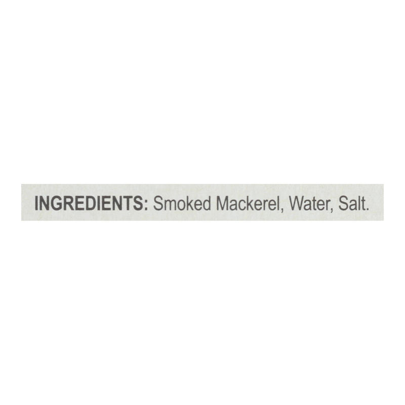 Bar Harbor - Mackerel Fillets Wild Smoked - Case Of 12-6.7 Oz - Orca Market