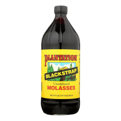 Plantation Blackstrap Molasses Syrup - Unsulphured - Case Of 12 - 31 Fl Oz. - Orca Market