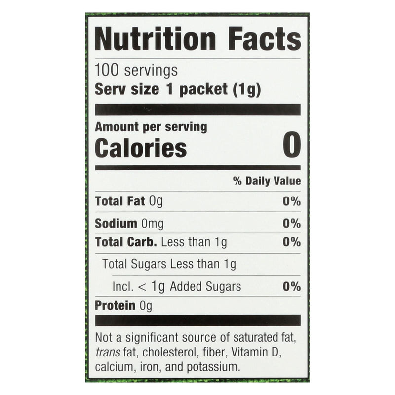 Stevia In The Raw Sweetener - Packets - Case Of 12 - 100 Count - Orca Market