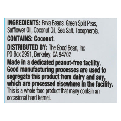 The Good Bean Fava/peas - Sea Salt - Case Of 6 - 6 Oz - Orca Market