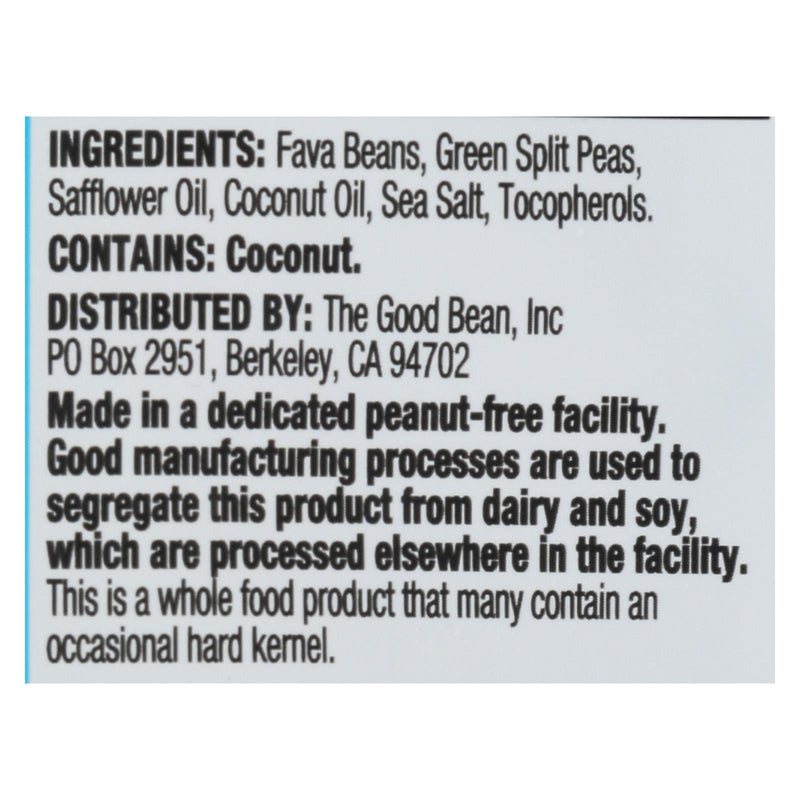 The Good Bean Fava/peas - Sea Salt - Case Of 6 - 6 Oz - Orca Market