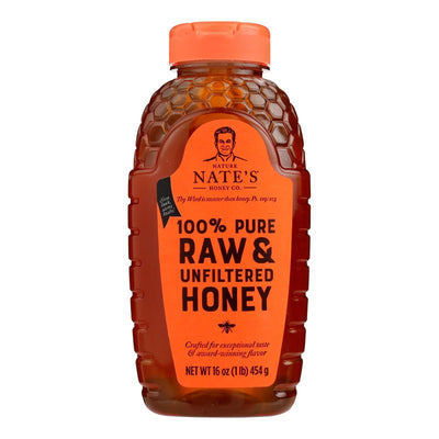 Nature Nate's Raw & Unfiltered Honey - Case Of 6 - 16 Oz - Orca Market