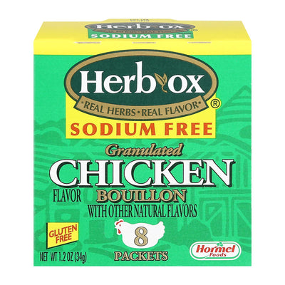 Herb-ox Boullion - Chicken - Low Sodium - Case Of 12 - 8 Count - Orca Market