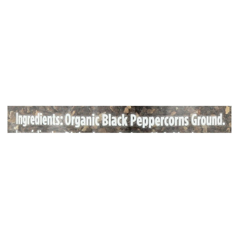 Spicely Organics - Organic Peppercorn - Black Ground - Case Of 3 - 1.7 Oz. - Orca Market