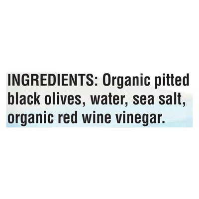 Mediterranean Organic Organic Ripe Pitted Black Olives - Case Of 12 - 8.1 Oz - Orca Market