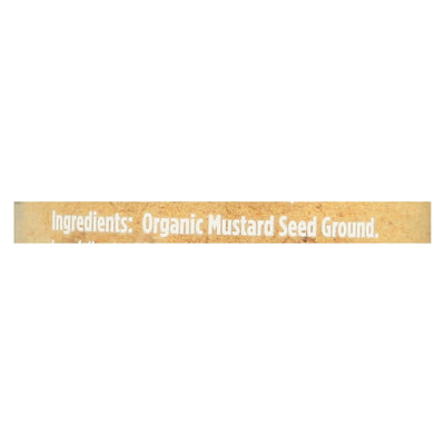 Spicely Organics - Organic Mustard - Ground - Case Of 3 - 1.7 Oz. - Orca Market