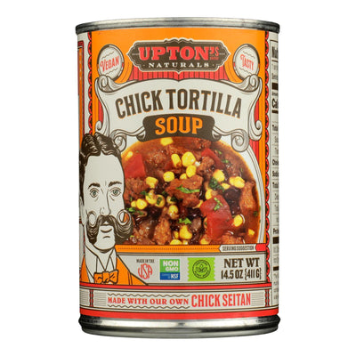 Upton's Naturals - Soup Vegan Chicken Tortilla - Case Of 8-14.5 Oz - Orca Market