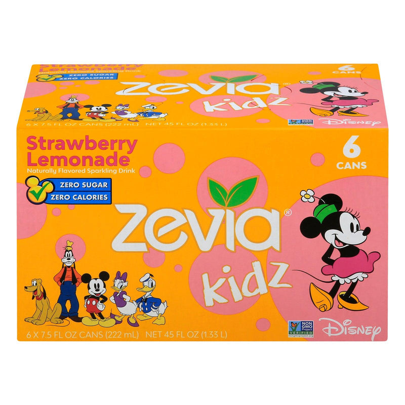 Zevia - Kidz Straw Lmaidsprk Rnk - Case Of 4-6/7.5 Ounce