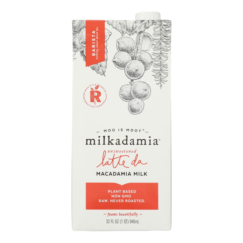 Milkadamia - Mcdm Milk Unswt Lte D Brst - Case Of 6-32 Ounce