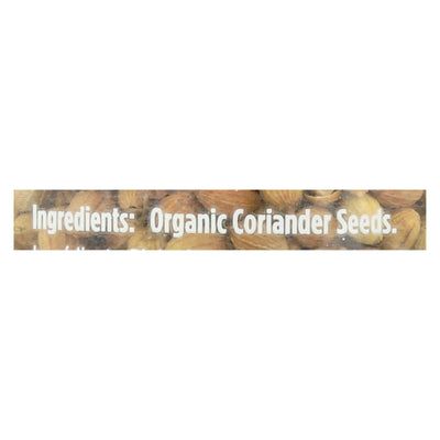 Spicely Organics - Organic Coriander Seeds - Case Of 3 - 0.7 Oz. - Orca Market