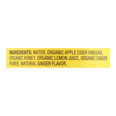 Bragg - Apple Cider Vinegar Ginger Lemon Honey Refresh - Case Of 12-16 Fz - Orca Market