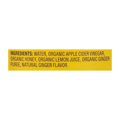 Bragg - Apple Cider Vinegar Ginger Lemon Honey Refresh - Case Of 12-16 Fz - Orca Market