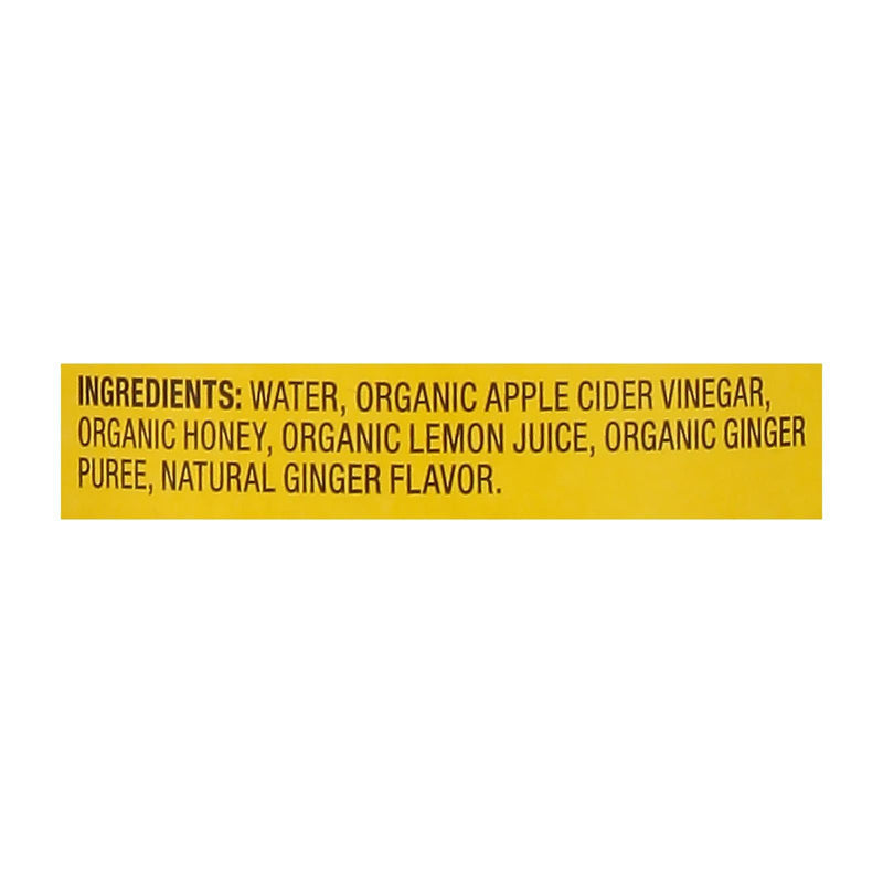 Bragg - Apple Cider Vinegar Ginger Lemon Honey Refresh - Case Of 12-16 Fz - Orca Market