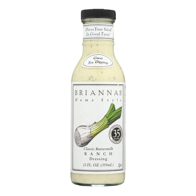 Brianna's - Salad Dressing - Classic Buttermilk Ranch - Case Of 6 - 12 Fl Oz. - Orca Market