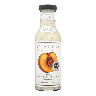 Brianna's - Salad Dressing - Poppy Seed - Case Of 6 - 12 Fl Oz. - Orca Market