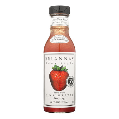 Brianna's - Salad Dressing - Blush Wine Vinaigrette - Case Of 6 - 12 Fl Oz. - Orca Market