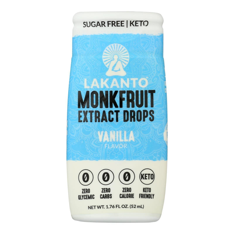 Lakanto - Swtnr Liquid Monkfruit Vanilla - Case Of 6 - 1.76 Ounce