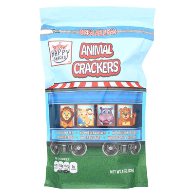 Happy Snacks - Crackers Circus Animal Bag - Case Of 6 - 8 Oz - Orca Market