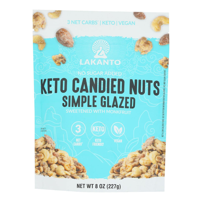 Lakanto - Nuts Keto Simple Glazed - Case Of 12-8 Oz