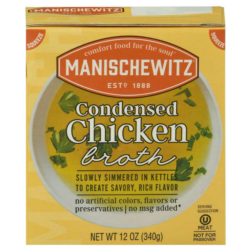 Manischewitz - Broth Chicken Condensed - Case Of 12-12 Ounce