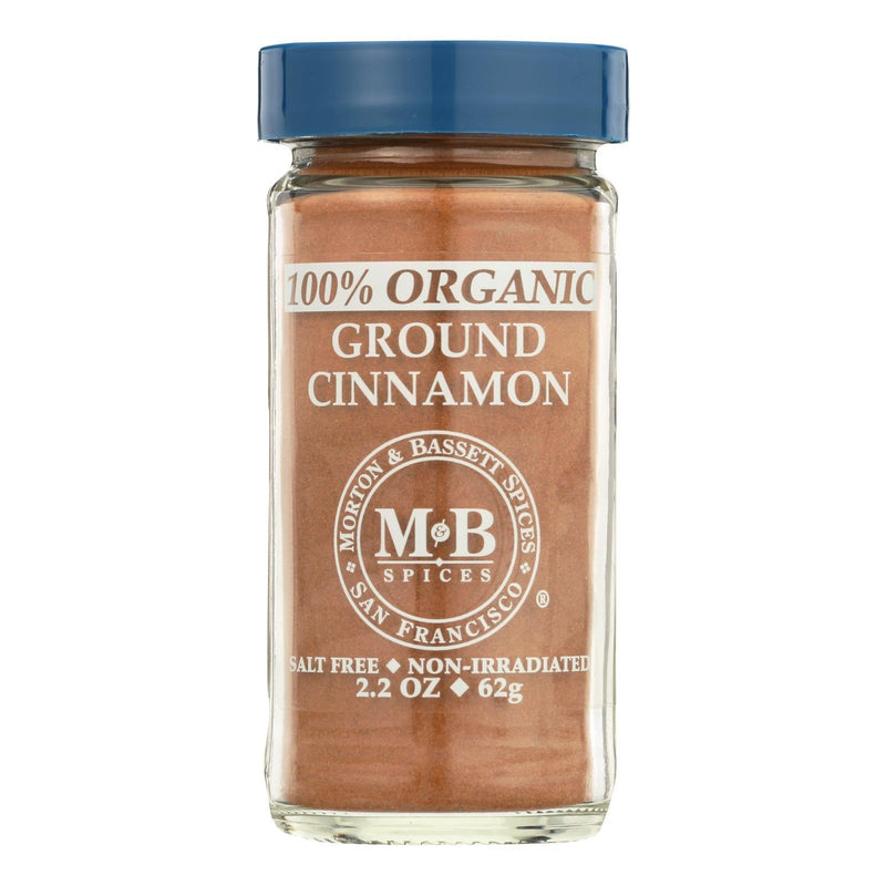 Morton And Bassett 100% Organic Ground Cinnamon - Case Of 3 - 2.3 Oz - Orca Market