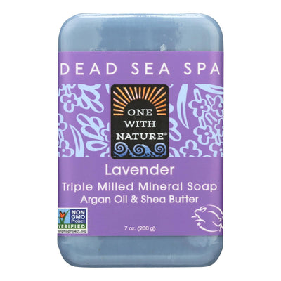 One With Nature Dead Sea Mineral Soap Lavender - 7 Oz - Orca Market