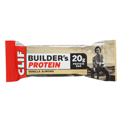 Clif Bar Builder Bar - Vanilla Almond - Case Of 12 - 2.4 Oz - Orca Market