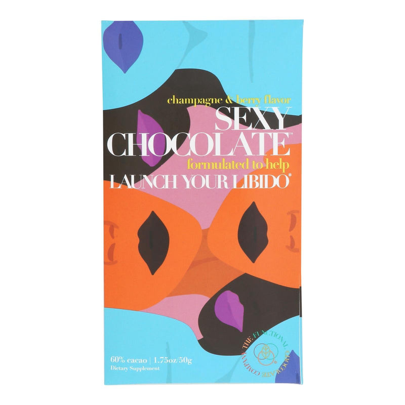 The Functional Chocolate Co - Chocolate Bar Sexy - Case Of 12-1.75 Oz - Orca Market