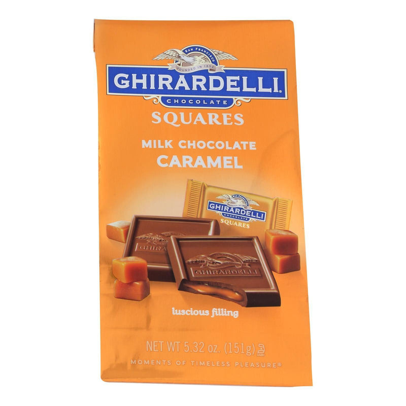 Ghirardelli Milk Chocolate Caramel Squares - Case Of 6 - 5.32 Oz - Orca Market