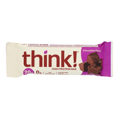 Think Products Thin Bar - Chocolate Fudge - Case Of 10 - 2.1 Oz - Orca Market