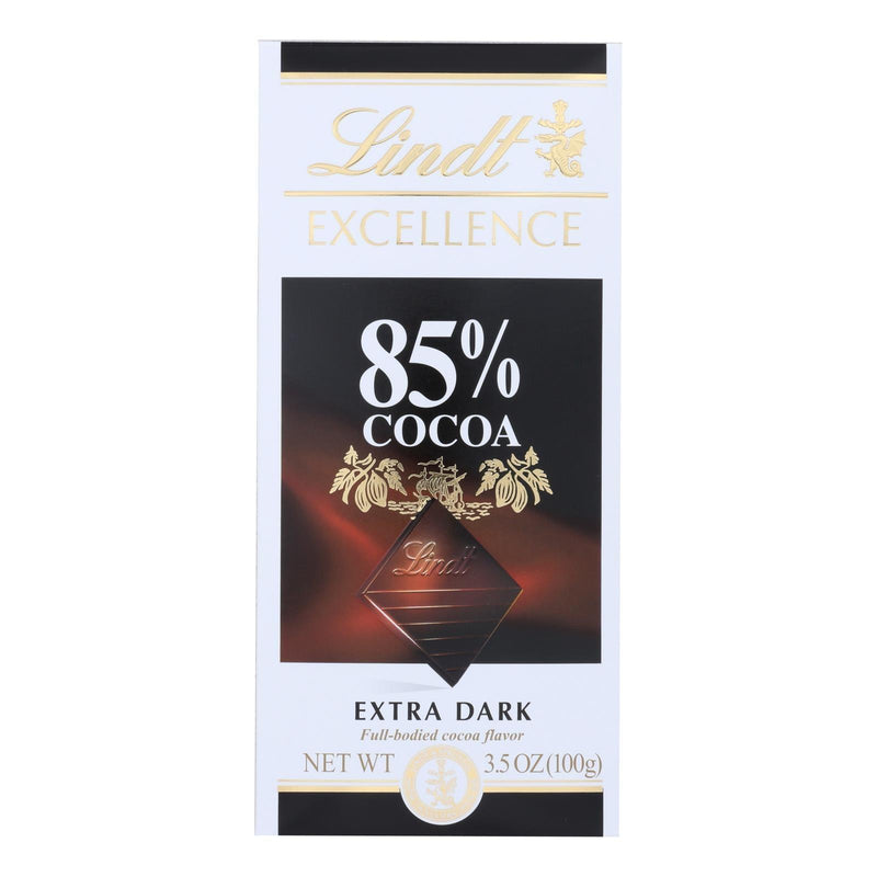 Lindt Chocolate Bar - Dark Chocolate - 85 Percent Cocoa - Extra Dark - 3.5 Oz Bars - Case Of 12 - Orca Market