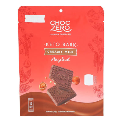 Choczero - Keto Brk Milk Chocolate Hazelnt - Case Of 12-6 Oz - Orca Market