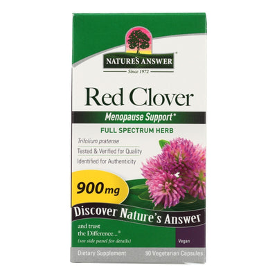 Nature's Answer - Red Clover Tops - 90 Caps - Orca Market